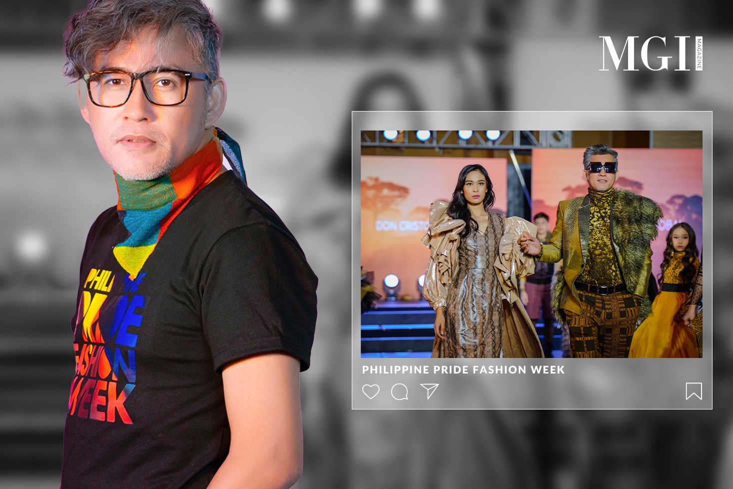 Philippine Pride Fashion Week 2024 - Multi-Color painting in "The kingdom of thousand islands"